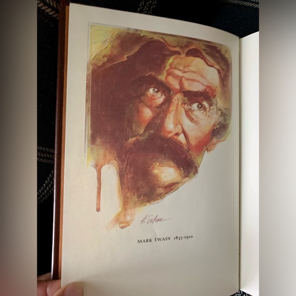 EUC ADVENTURES OF HUCKLEBERRY FINN,MARK TWAIN LEATHER BOUND,1994 EASTON PRESS - Picture 6 of 8